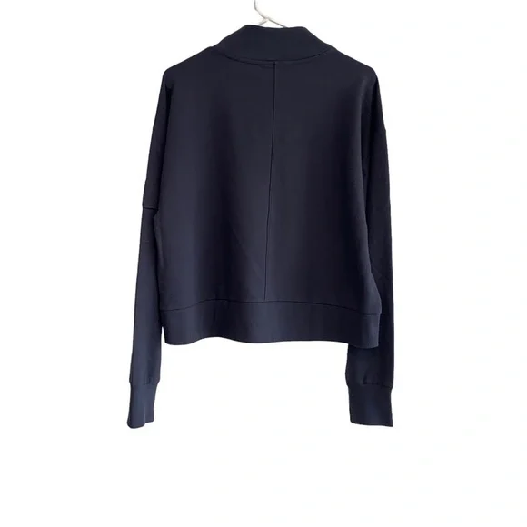 All in Motion™ Women's French Terry Butter Wash Sweatshirt Slate Size L - Picture 4 of 11